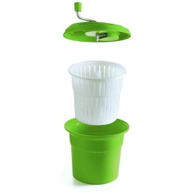 Odstředivka na salát, HENDI, 12L, Zelená, ⌀335x(H)430mm