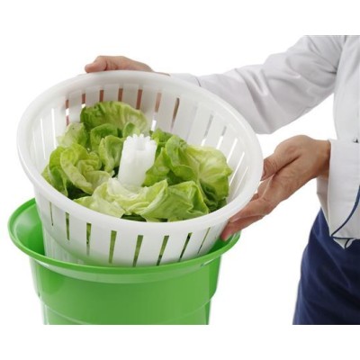 Odstředivka na salát, HENDI, 12L, Zelená, ⌀335x(H)430mm