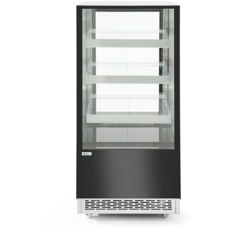 Chladicí vitrína, 3 nakloněné police, Arktic, 300L, 230V/480W, 650x805x(H)1445mm