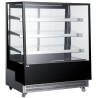 Vitrína se 3 policemi, Arktic, Černá, 230V/490W, 833x1200x(H)1460mm