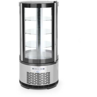 Chladicí vitrína, kulatá, Arktic, 100L, 230V/210W, ⌀480x(H)1065mm