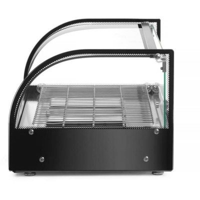 Vyhřívaný pultový displej, HENDI, jedno patro, Černá, 220-240V/800W, 554x376x(H)311mm