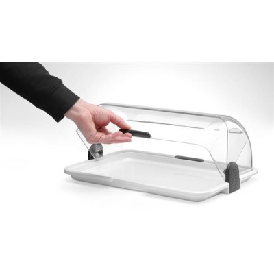 Vitrína jednodílná Roll top, HENDI, 465x310x(H)190mm