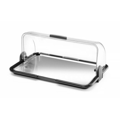 Roll Top Display, dvouúčelový, jednopatrový, HENDI, 465x315x(H)195mm