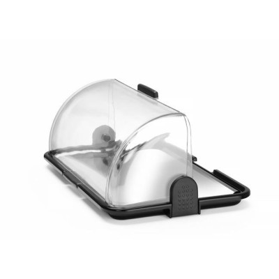 Roll Top Display, dvouúčelový, jednopatrový, HENDI, 465x315x(H)195mm