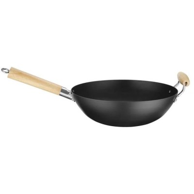 Wok s dřevěnou rukojetí, HENDI, ⌀324x565mm