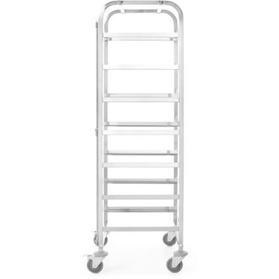 Vozík pro přepravu košů do myčky – 7 x 500x500 mm, HENDI, 615x560x(H)1710mm