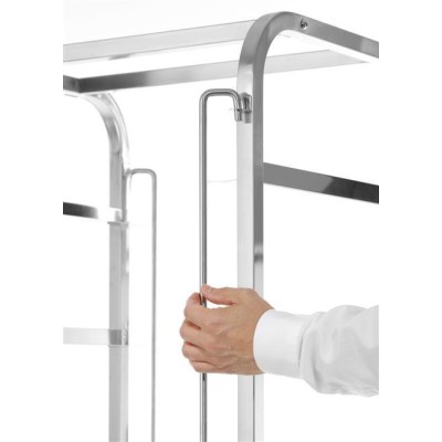 Vozík pro přepravu košů do myčky – 7 x 500x500 mm, HENDI, 615x560x(H)1710mm