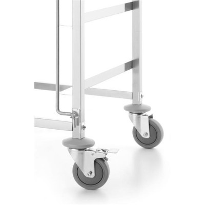 Vozík pro přepravu košů do myčky – 7 x 500x500 mm, HENDI, 615x560x(H)1710mm