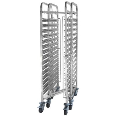 Kompaktní úložný vozík - 15 x GN 1/1, HENDI, 445x610x(H)1710mm