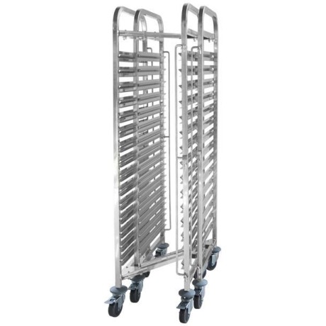 Kompaktní úložný vozík - 15 x GN 1/1, HENDI, 445x610x(H)1710mm