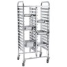 Dvojitý vozík pro přepravu kontejnerů 30×GN 1/1, HENDI, 798x610x(H)1710mm
