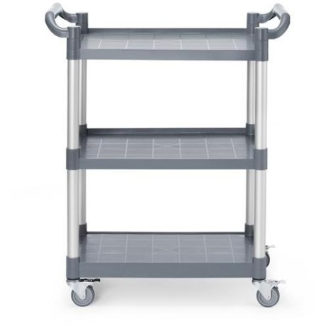 Vozík servírovací se 3-policemi z polypropylenu, AmerBox, 800x410x(H)950mm