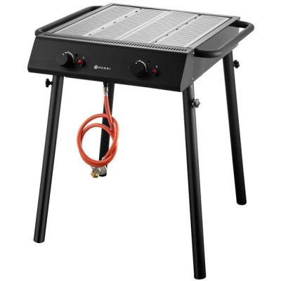 Xantos Black Plynový gril, HENDI, Černá, 9,5kW, 770x710x(H)870mm