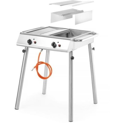 Xantos Plynový gril, HENDI, 9,5kW, 770x710x(H)870mm