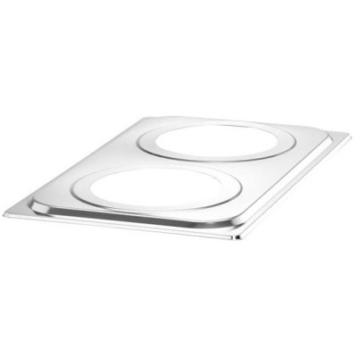 Sada: Bain-marie HENDI Ranger + 2x 4L nádoba s víkem, HENDI, 8L, 220-240V/1000W, 604x332x(H)315mm