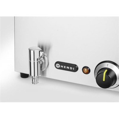 Sada Ranger: Bain-marie s vypouštěcím kohoutkem + 3x GN 1/3 s víkem, HENDI, GN 1/1, 230V/1000W, 605x332x(H)242mm