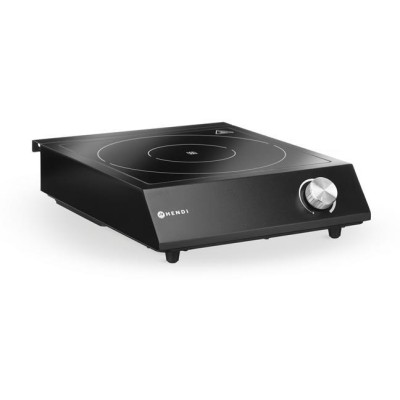Sada: Indukční vařič 3500W + pánev + pánev na smažení, HENDI, Černá, 220-240V/3500W, 320x395x(H)95mm