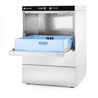 Myčka na nádobí 50x50 - elektronicky řízená, HENDI, 400V/6600W, 570x600x(H)830mm