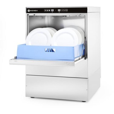 Myčka na nádobí 50x50 - elektronicky řízená, HENDI, 400V/6600W, 570x600x(H)830mm