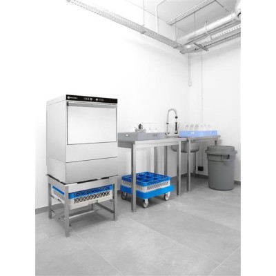 Myčka na nádobí 50x50 - elektronicky řízená, HENDI, 400V/6600W, 570x600x(H)830mm