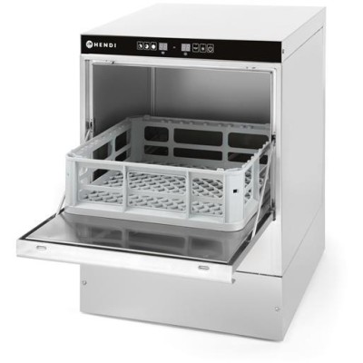 Myčka nádobí K40, HENDI, s odpadním čerpadlem a dávkovačem mycího prostředku, 230V/2800W, 472x566x(H)705mm