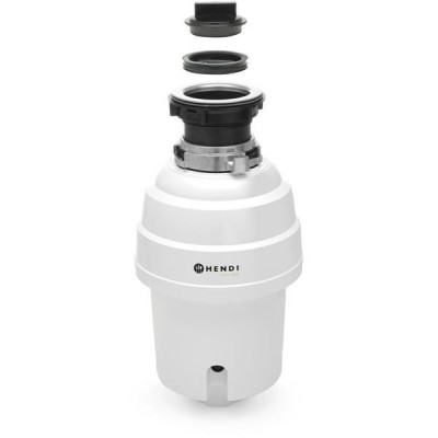 Drtič odpadu se spínačem a výkonem 550 w, HENDI, 230V/550W, ⌀210x(H)406mm