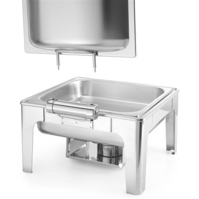 Chafing GN 2/3 saténový vzhled, HENDI, Profi Line, 6L, 395x430x(H)290mm