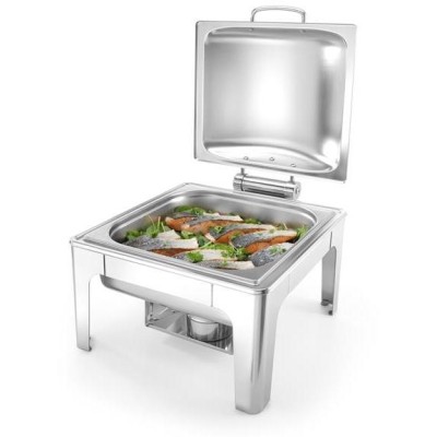 Chafing GN 2/3 saténový vzhled, HENDI, Profi Line, 6L, 395x430x(H)290mm