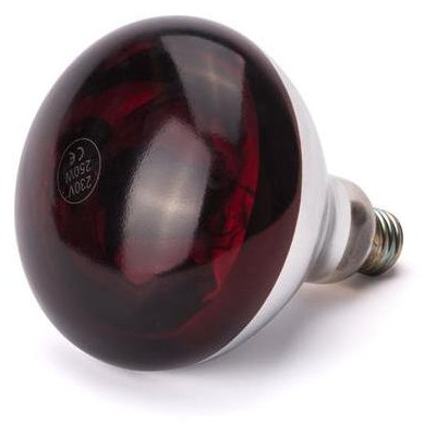Infračervená žárovka, HENDI, Červená, 230V/250W, ⌀125x(H)170mm