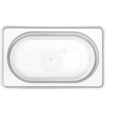 Kontejner GN 1/9 HACCP, HENDI, GN 1/9, 0,6L, Průhledná, 176x108x(H)65mm