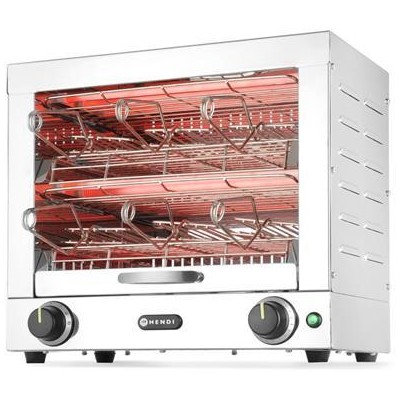 Multi toustovač - 6 kleští, HENDI, 230V/3000W, 450x390x(H)400mm
