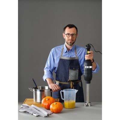 Tyčový mixér 500 s variabilní rychlostí a mixovací hřídelí 500 mm, HENDI, Kitchen Line, Černá, 230V/500W, ⌀100x916mm