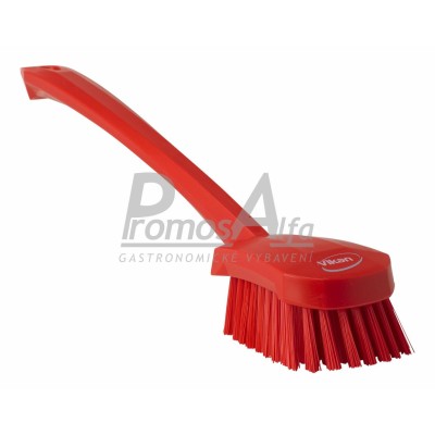 Kartáč prodloužená rukojet 415mm T/červený 41864