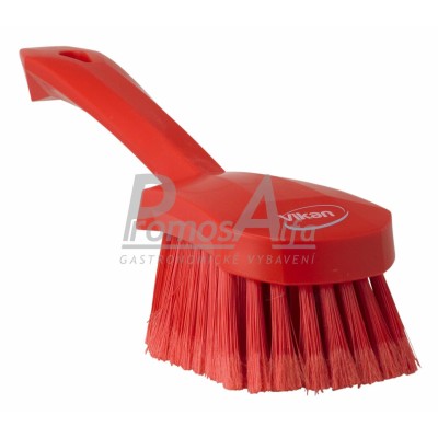 Kartáč mycí ruční krátká rukojet 270mm M/červený 41944