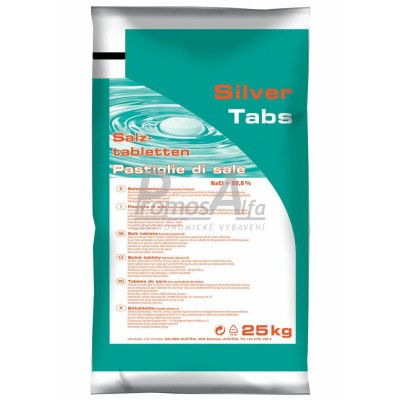Sůl tabletová regenerační 25kg SILVER TABS