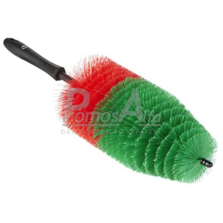 Kartáč AL na kola 425 mm měkký, černý 525652