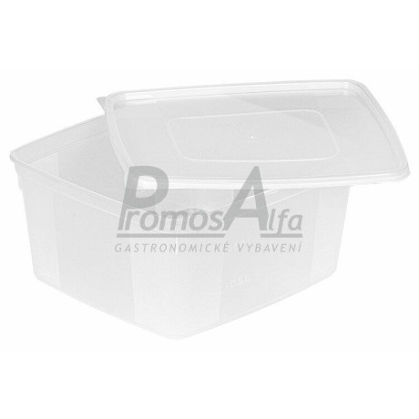 Miska GN 1/6 1,5l polypropylen včetně víček (6ks)
