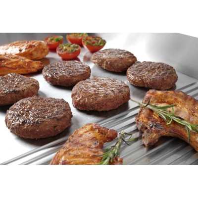 Mřížka 1/3 žebrovaná, HENDI, Profi Line, 2/3 plochý, 1/3 žebrovaný, 230V/3500W, 697x474x(H)241mm
