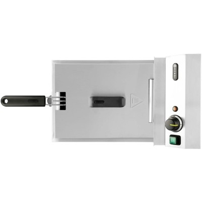 Hluboká fritéza XL s vypouštěcím kohoutkem, HENDI, Profi Line, 10L, 400V/6600W, 300x585x(H)377mm