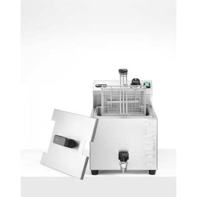 Fritéza XL s vypouštěcím kohoutem HENDI GOLIATH, HENDI, 10L, 400V/10200W, 300x585x(H)392mm