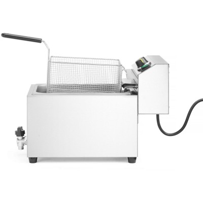 Fritéza XL s vypouštěcím kohoutem HENDI GOLIATH, HENDI, 10L, 400V/10200W, 300x585x(H)392mm