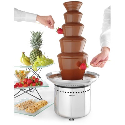 Čokoládová fontána 5 pater, HENDI, 230V/265W, ⌀332x(H)709mm
