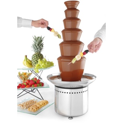 Čokoládová fontána 6 pater, HENDI, 230V/300W, ⌀372x(H)850mm