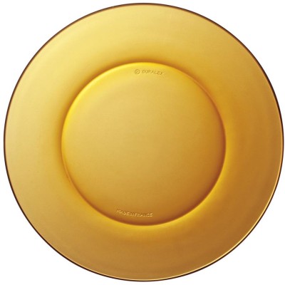 Dezertní talíř LYS AMBER, Duralex, Oranžový, ⌀190x(H)20mm