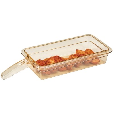 H-Pans™ žáruvzdorná nádoba s rukojetí, 2,4 l, Cambro, GN 1/3, 2,4L, Průhledná, 176x325x(H)65mm