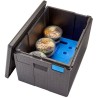 Termoizolační box Cam GoBox XL, horní plnění, GN 1/1, 64,5 l, Cambro, 64,5 l, 64,5L, Černá, 610x430x(H)390mm