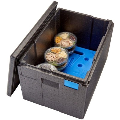 Termoizolační box Cam GoBox XL, horní plnění, GN 1/1, 64,5 l, Cambro, 64,5 l, 64,5L, Černá, 610x430x(H)390mm