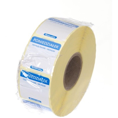 Opakovaně použitelné nálepky pro každodenní bezpečnost potravin, HENDI, 1000 ks v roli, Modrá, 1000 ks, 25x25mm