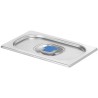 Víko na GN nádobu s barevnými klipy, HENDI, Profi Line, GN 1/4, 265x162x(H)8mm